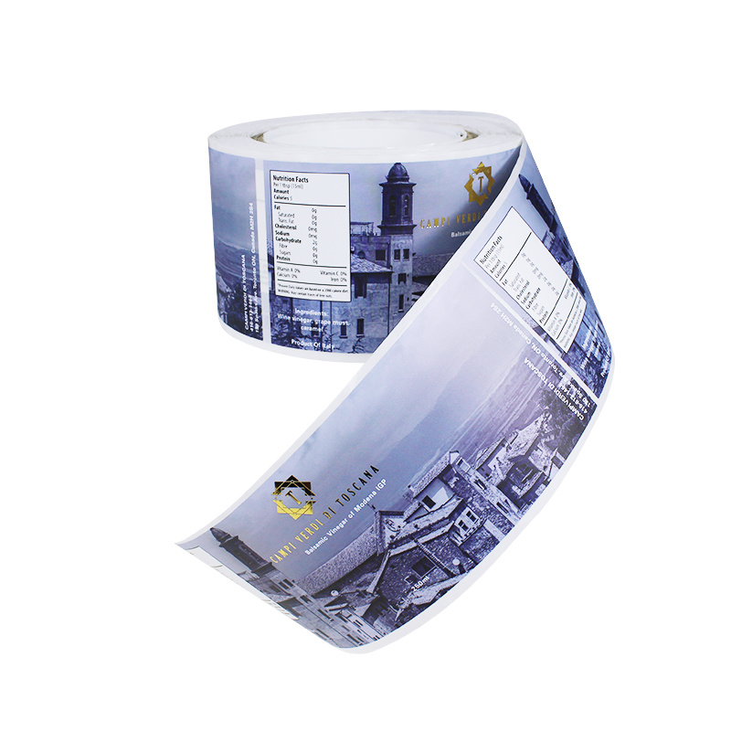 China Wholesale Custom Printing Adhesive Etiquetas Food Containers Labels